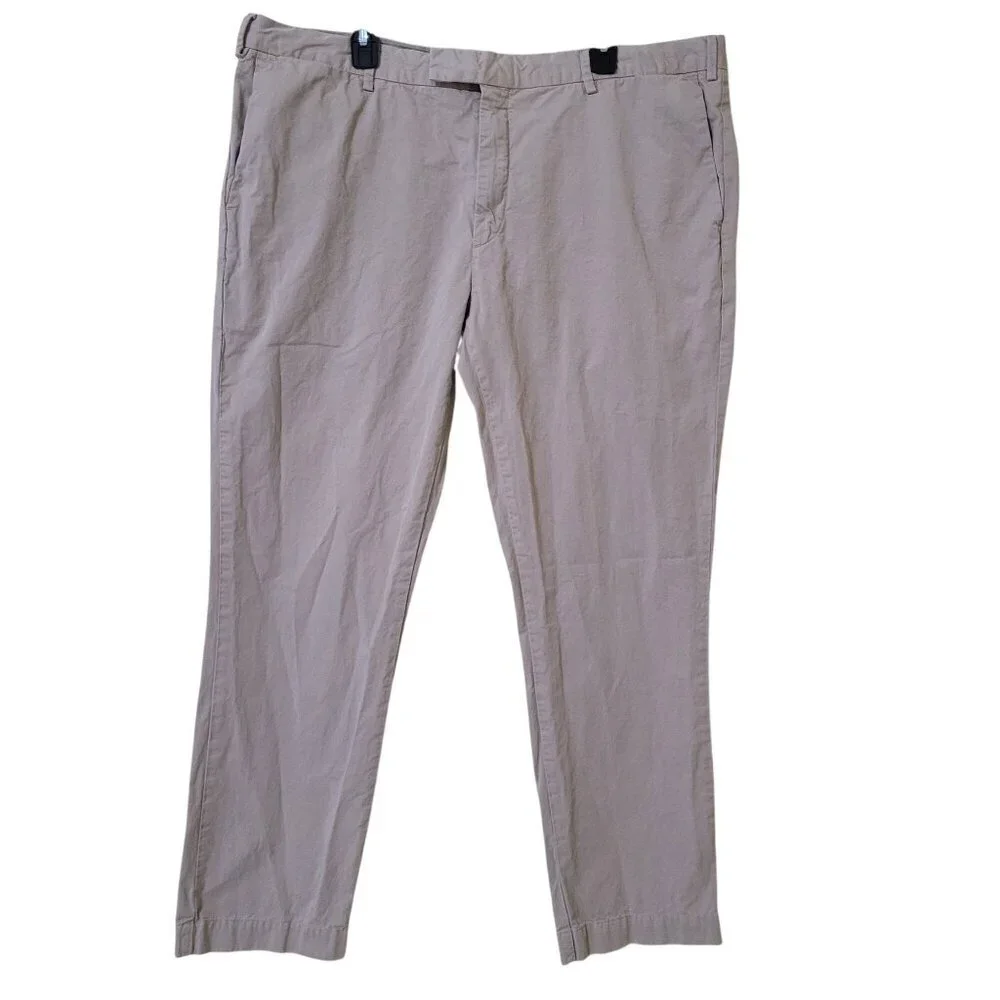 Polo By Ralph Lauren Mens Beige‎ Straight Fit Chinos Pants SZ 42/32 Cotton Blend